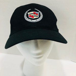 Cadillac Baseball Cap Hat Black Embroidered Logo Adjustable GM Caddy‎ Sun Cap